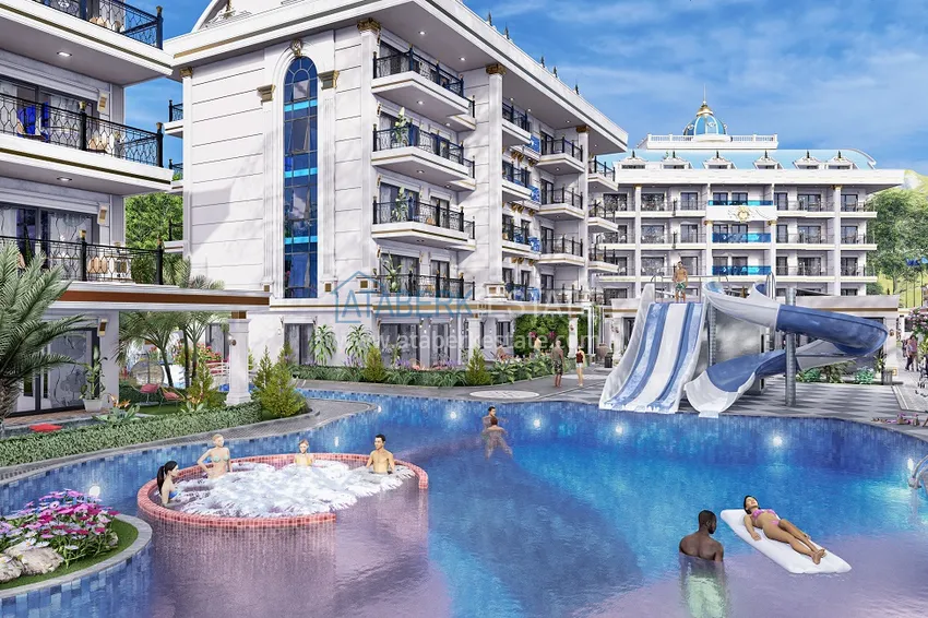 Nowy projekt inwestycyjny luksusowego kompleksu mieszkalnego w rejonie Oba 17 