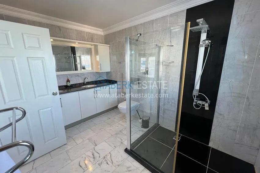 Kupuj  Stylowy panoramiczny penthouse 3+1 z nowoczesnym wnętrzem w Alanya, dzielnica Tosmur 20 