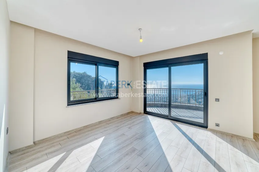 Kupuj  Nieruchomości dla obywatelstwa! Zupełnie nowa czteropiętrowa willa z oszałamiającymi panoramicznymi widokami — Alanya, Bektash  19 
