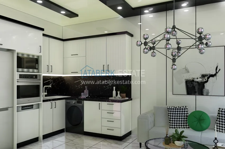 Kupuj  Apartamenty w centrum Alanyi - podstawowa nieruchomość od dewelopera  1 