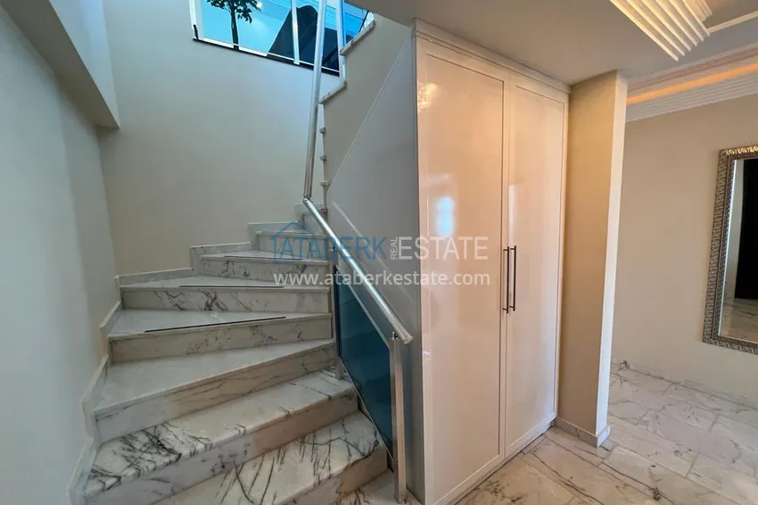 Kupuj  Stylowy panoramiczny penthouse 3+1 z nowoczesnym wnętrzem w Alanya, dzielnica Tosmur 25 