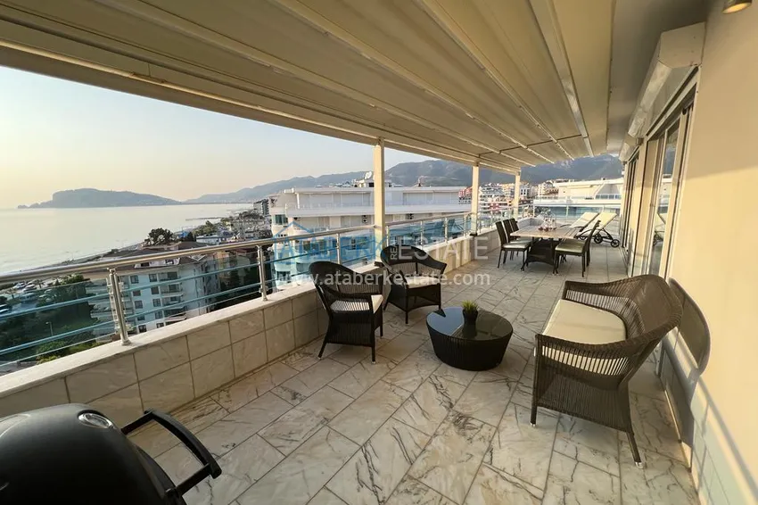 Kupuj  Stylowy panoramiczny penthouse 3+1 z nowoczesnym wnętrzem w Alanya, dzielnica Tosmur 35 