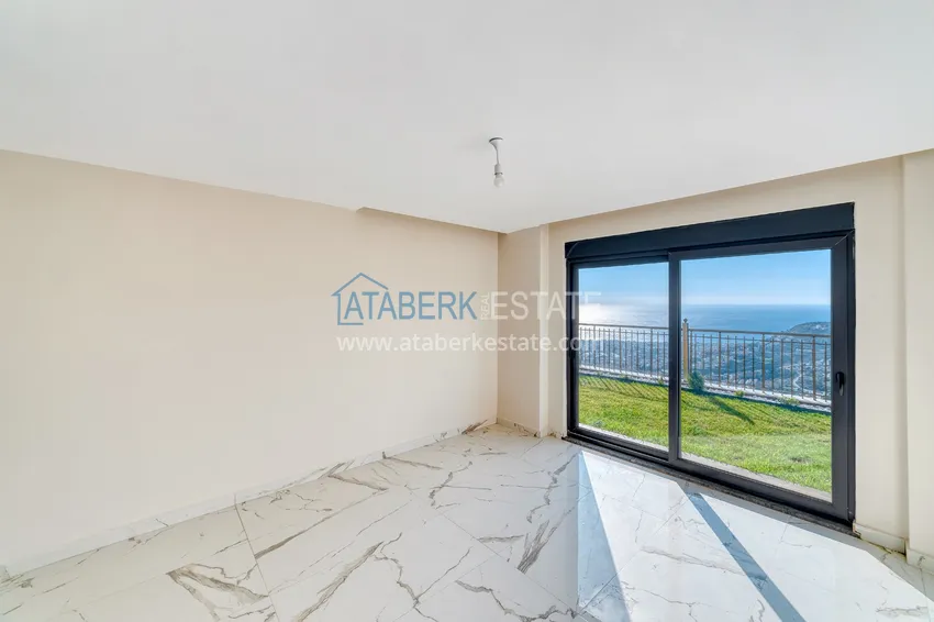 Kupuj  Nieruchomości dla obywatelstwa! Zupełnie nowa czteropiętrowa willa z oszałamiającymi panoramicznymi widokami — Alanya, Bektash  32 