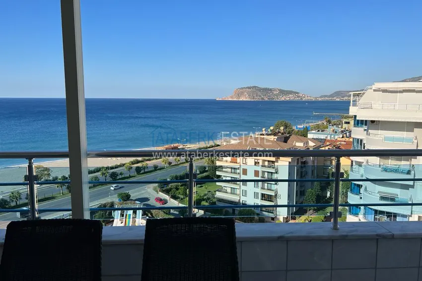 Kupuj  Stylowy panoramiczny penthouse 3+1 z nowoczesnym wnętrzem w Alanya, dzielnica Tosmur 38 