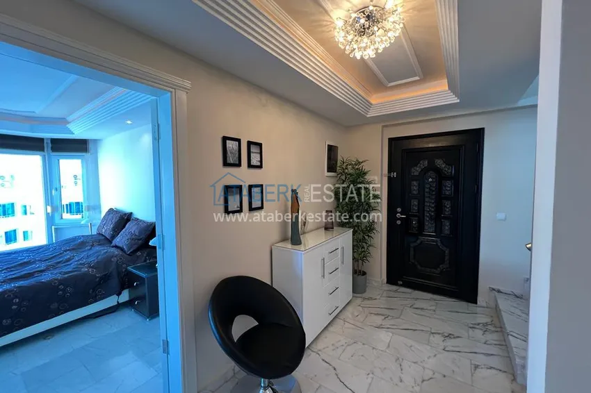 Kupuj  Stylowy panoramiczny penthouse 3+1 z nowoczesnym wnętrzem w Alanya, dzielnica Tosmur 3 