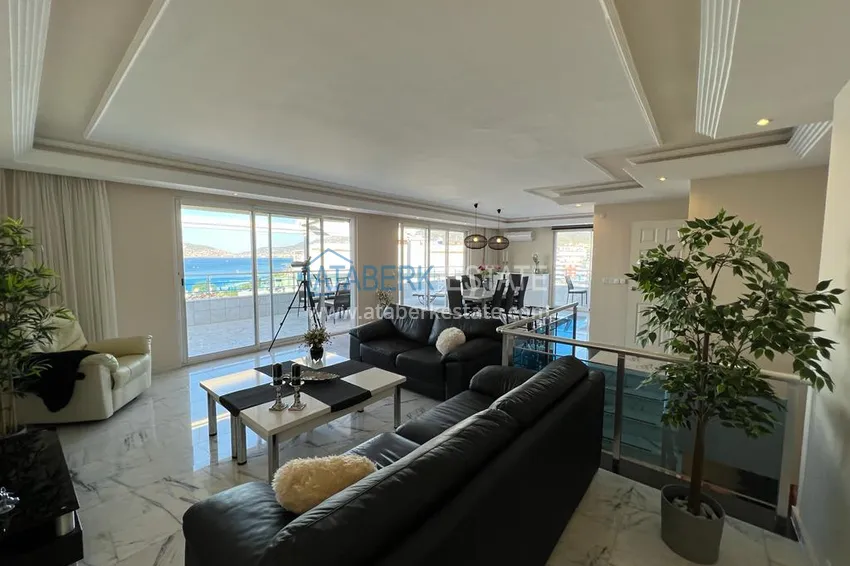 Kupuj  Stylowy panoramiczny penthouse 3+1 z nowoczesnym wnętrzem w Alanya, dzielnica Tosmur 4 