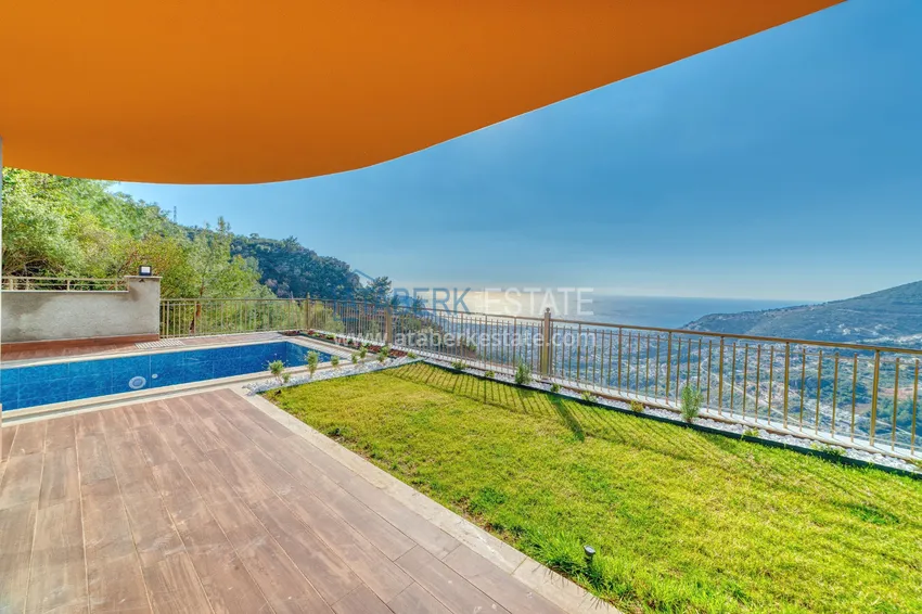 Nieruchomości dla obywatelstwa! Zupełnie nowa czteropiętrowa willa z oszałamiającymi panoramicznymi widokami — Alanya, Bektash  4 