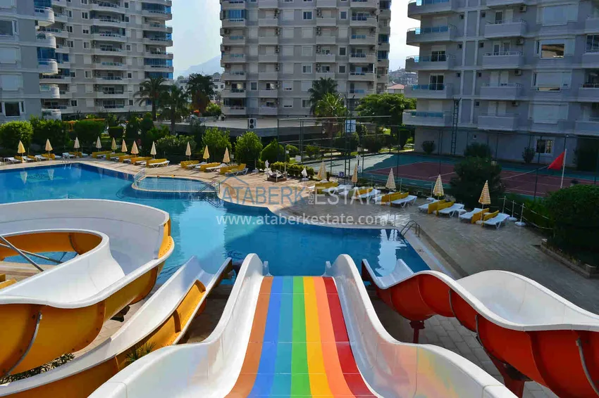 Stylowy panoramiczny penthouse 3+1 z nowoczesnym wnętrzem w Alanya, dzielnica Tosmur 8 