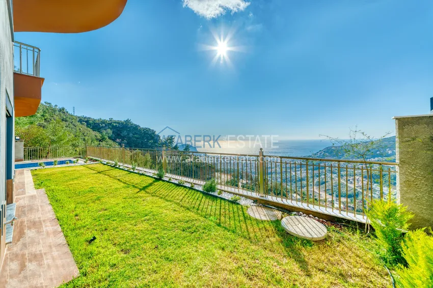 Nieruchomości dla obywatelstwa! Zupełnie nowa czteropiętrowa willa z oszałamiającymi panoramicznymi widokami — Alanya, Bektash  5 