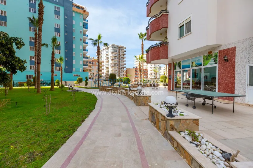 Apartament 3+1 z meblami, widokiem na góry i morze — Alanya, dzielnica Mahmutlar 7 