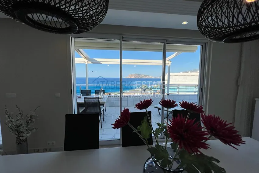 Kupuj  Stylowy panoramiczny penthouse 3+1 z nowoczesnym wnętrzem w Alanya, dzielnica Tosmur 8 