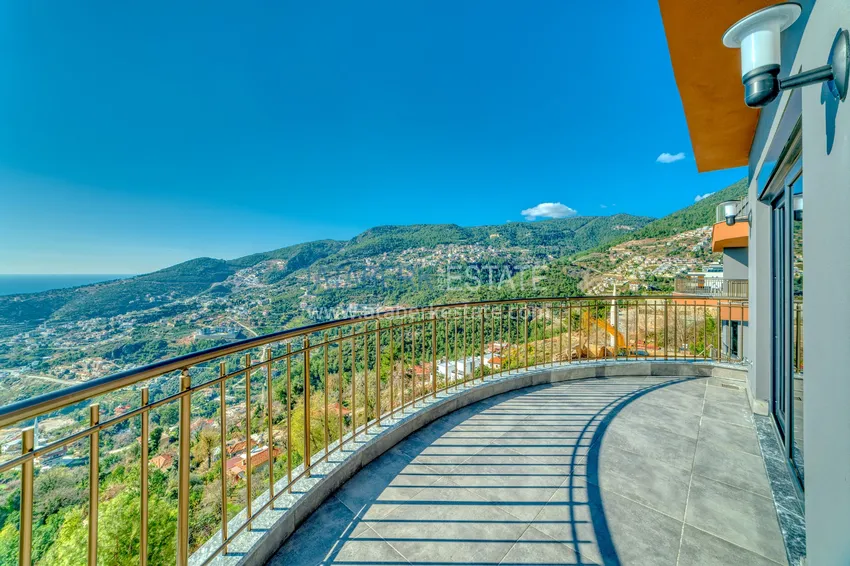 Kupuj  Nieruchomości dla obywatelstwa! Zupełnie nowa czteropiętrowa willa z oszałamiającymi panoramicznymi widokami — Alanya, Bektash  44 