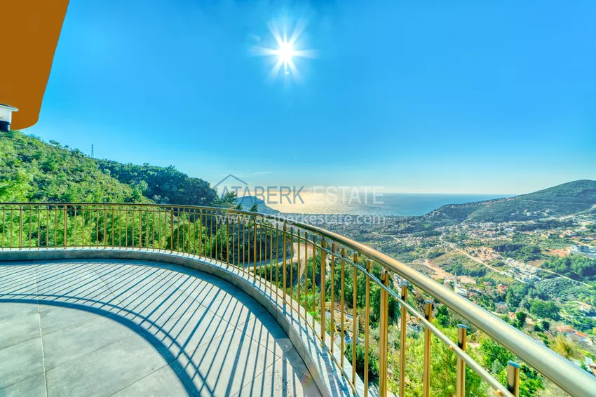 Kupuj  Nieruchomości dla obywatelstwa! Zupełnie nowa czteropiętrowa willa z oszałamiającymi panoramicznymi widokami — Alanya, Bektash  45 