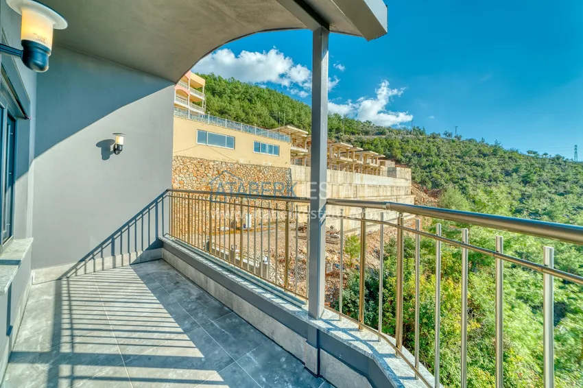 Kupuj  Nieruchomości dla obywatelstwa! Zupełnie nowa czteropiętrowa willa z oszałamiającymi panoramicznymi widokami — Alanya, Bektash  50 