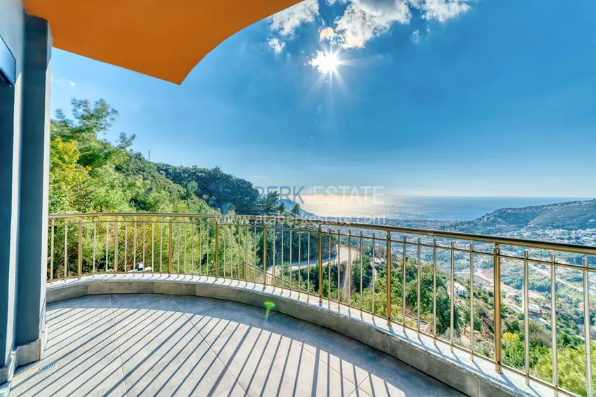 Kupuj  Nieruchomości dla obywatelstwa! Zupełnie nowa czteropiętrowa willa z oszałamiającymi panoramicznymi widokami — Alanya, Bektash  52 