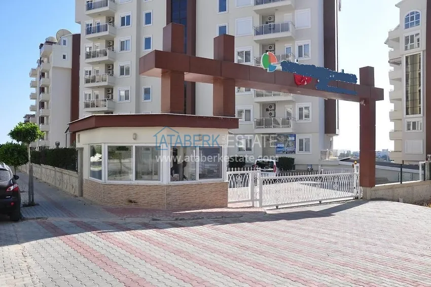 Umeblowany apartament z jedną sypialnią z bonusem od właściciela w kompleksie z prywatną plażą, dzielnica Avsallar — Alanya 13 