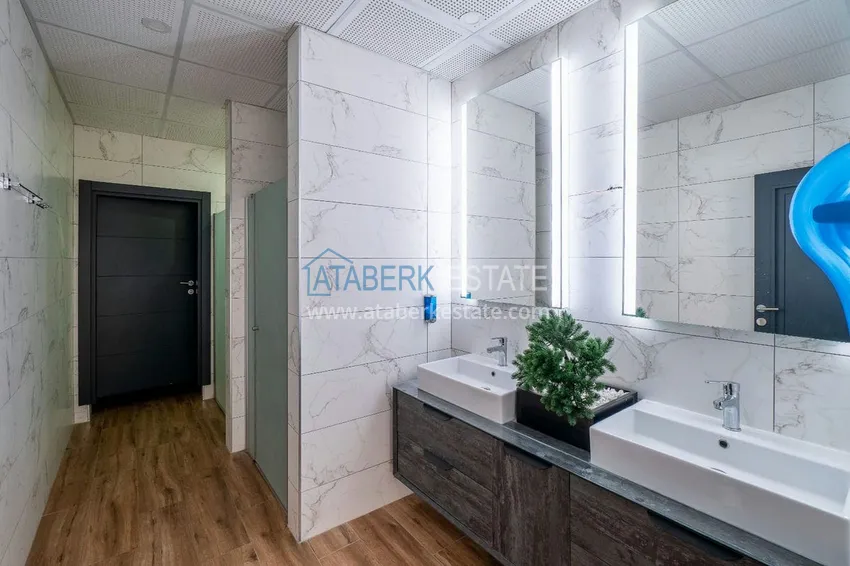 Dwupoziomowy penthouse 2+1 z meblami w obszarze otwartym na zezwolenia na pobyt, centrum Alanya 12 