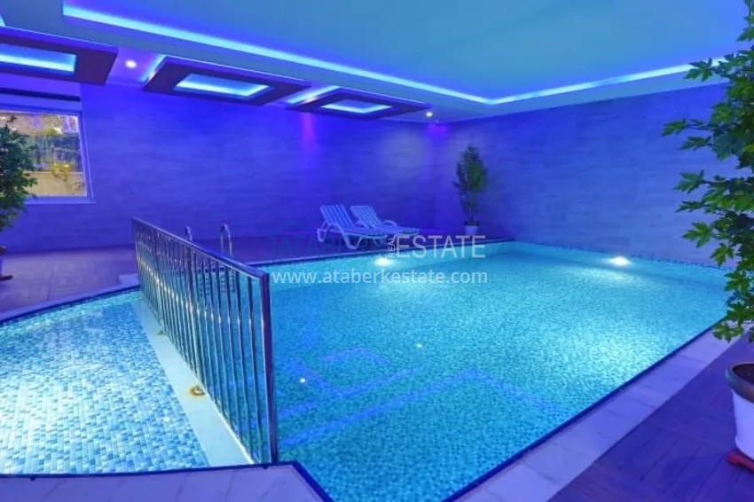Umeblowany apartament z jedną sypialnią z bonusem od właściciela w kompleksie z prywatną plażą, dzielnica Avsallar — Alanya 24 