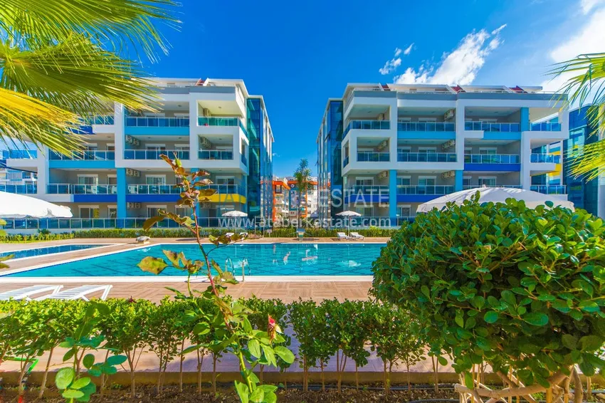 Apartament dwupoziomowy do wynajęcia z widokiem na morze i góry, Kestel — Alanya E31 4 