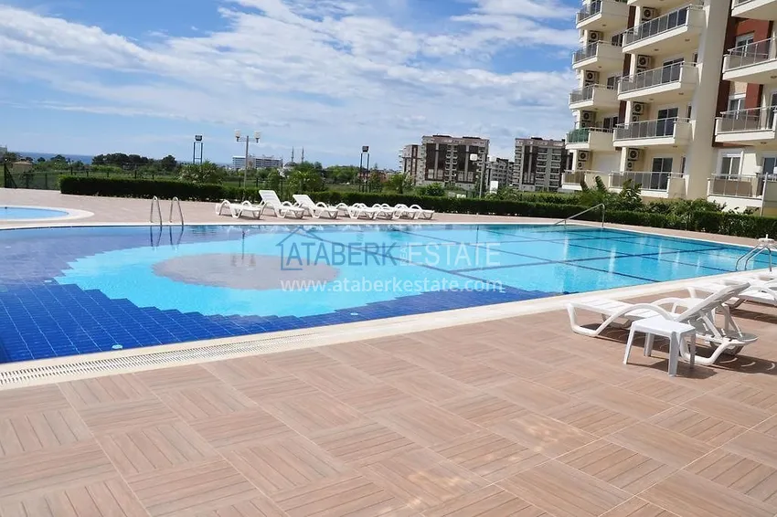 Umeblowany apartament z jedną sypialnią z bonusem od właściciela w kompleksie z prywatną plażą, dzielnica Avsallar — Alanya 6 