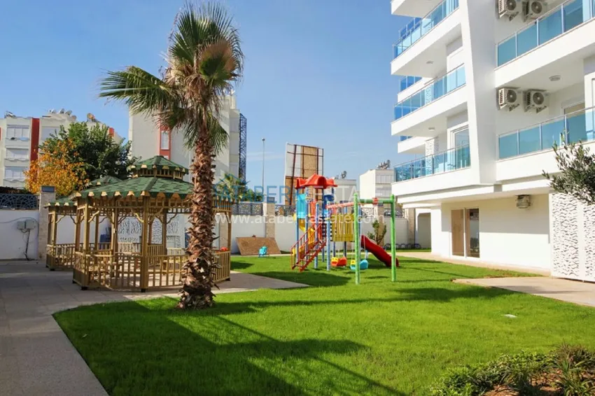 1+1 mieszkanie do wynajęcia z dostępem do ogrodu w kurorcie Alanya - Avsallar 5 