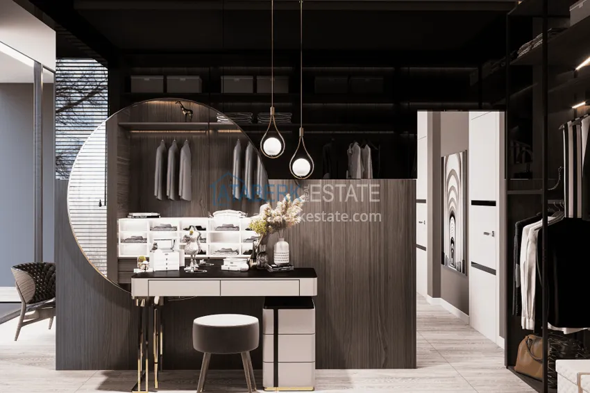 Kupuj  Stylowy projekt na ostatnim etapie budowy w centrum Alanyi, dzielnicy Hasbahce 14 