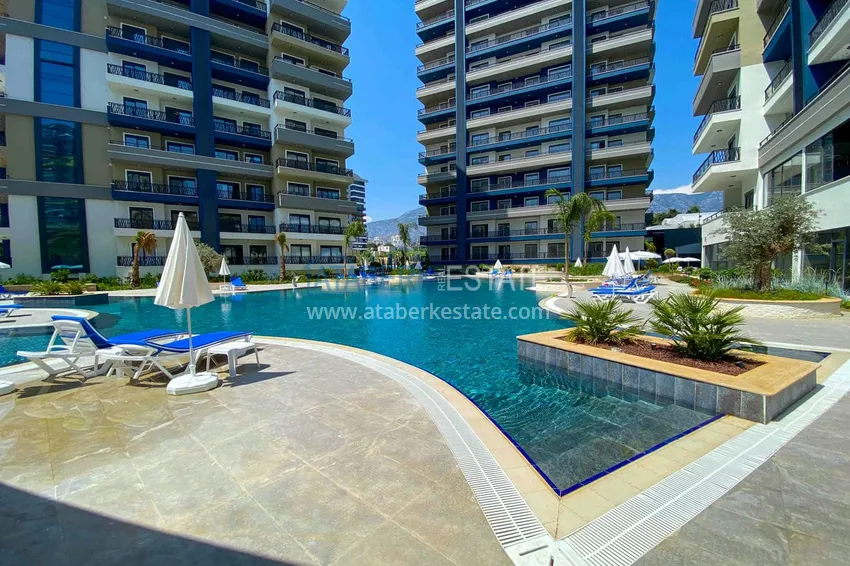 Mieszkanie z jedną sypialnią do wynajęcia w kompleksie typu hotelowego — Alanya, Mahmutlar A6 4 