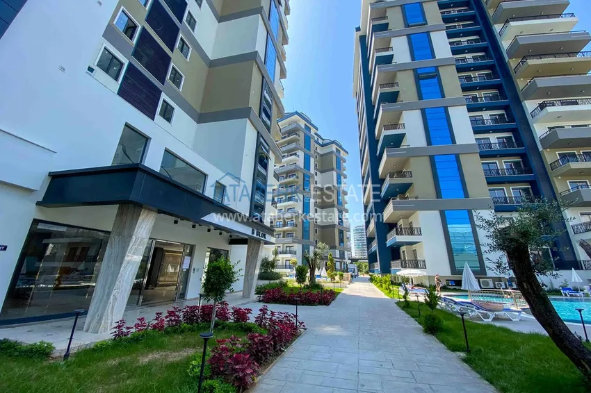 Mieszkanie z jedną sypialnią do wynajęcia w kompleksie typu hotelowego — Alanya, Mahmutlar A6 11 