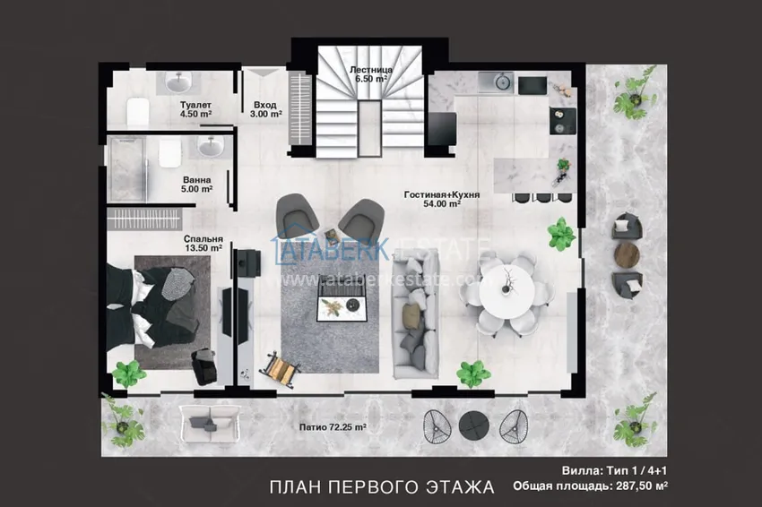 Kupuj taniej Luksusowy projekt rezydencji premium w dzielnicy Alanya Kargicak 6 