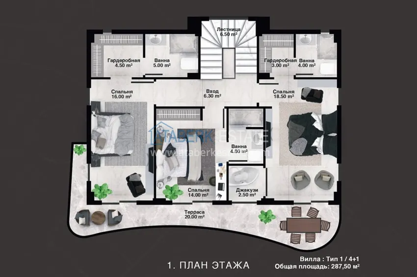 Kupuj taniej Luksusowy projekt rezydencji premium w dzielnicy Alanya Kargicak 5 