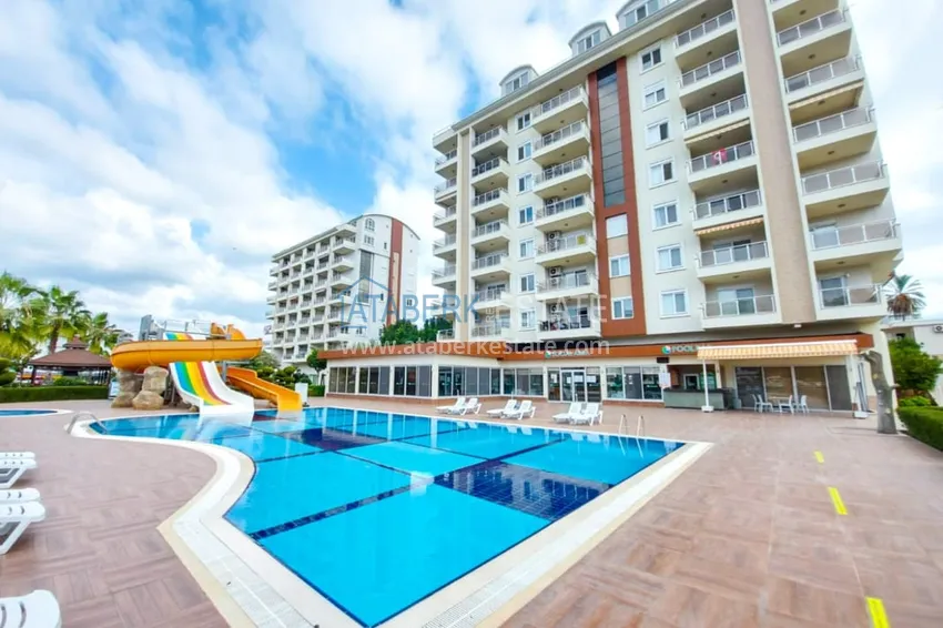 Dwupoziomowy penthouse umeblowany w komfortowej rezydencji - dzielnica Avsallar 1 