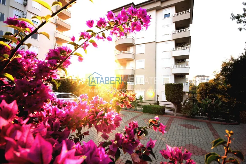 3+1 umeblowany penthouse z widokiem na morze w kompleksie z infrastrukturą, dzielnica Akdam — Alanya  1 