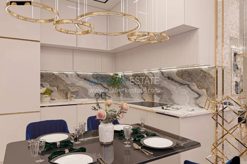 Kupuj  Apartamenty od właściciela w nowym budynku - centrum Alanyi, 150 metrów od plaży Keykubat. Nadaje się do wynajmu krótkoterminowego 10 