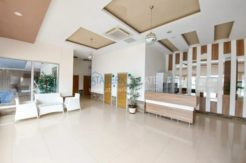 Dwupoziomowy penthouse umeblowany w komfortowej rezydencji - dzielnica Avsallar 16 