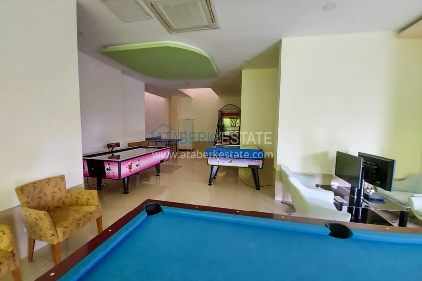 Dwupoziomowy penthouse umeblowany w komfortowej rezydencji - dzielnica Avsallar 20 