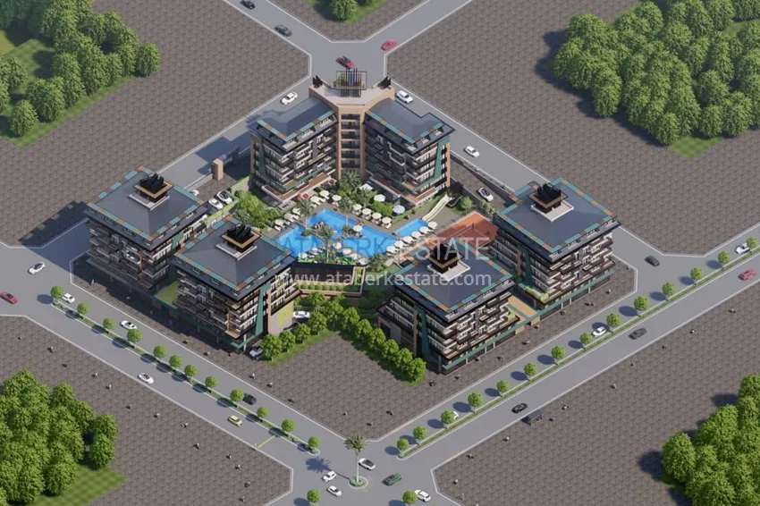 Projekt inwestycyjny w dzielnicy Kargicak — luksusowa nieruchomość klasy komfortowej 100 metrów od morza 1