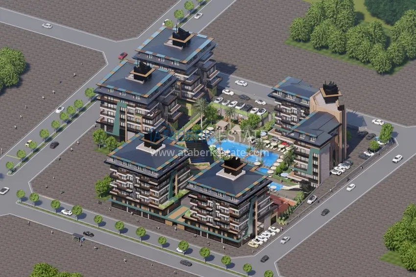 Projekt inwestycyjny w dzielnicy Kargicak — luksusowa nieruchomość klasy komfortowej 100 metrów od morza 2