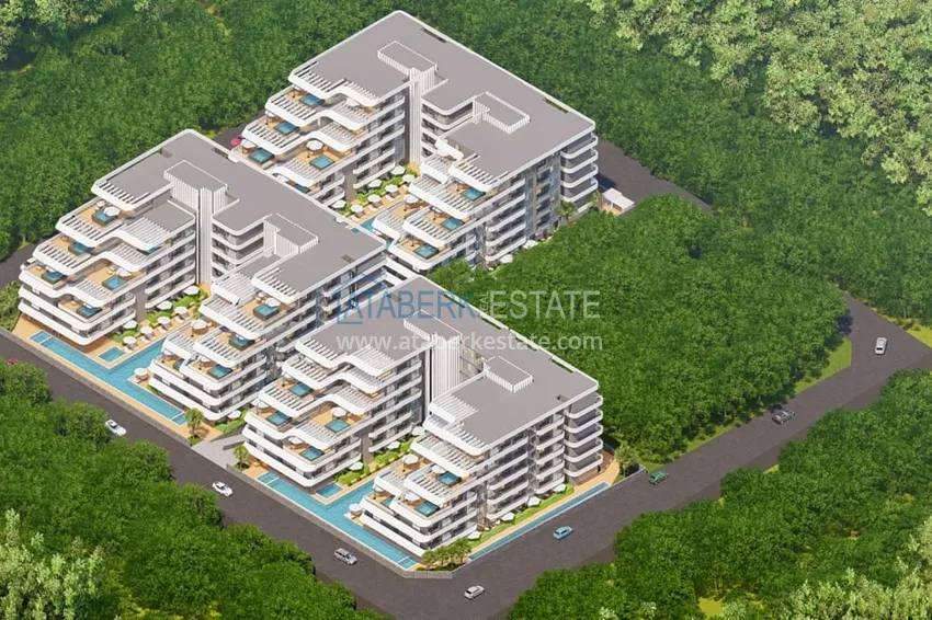 Rozpoczęcie sprzedaży! Projekt poza planem - rezydencja typu hotelowego w Antalya, Altintash 2 