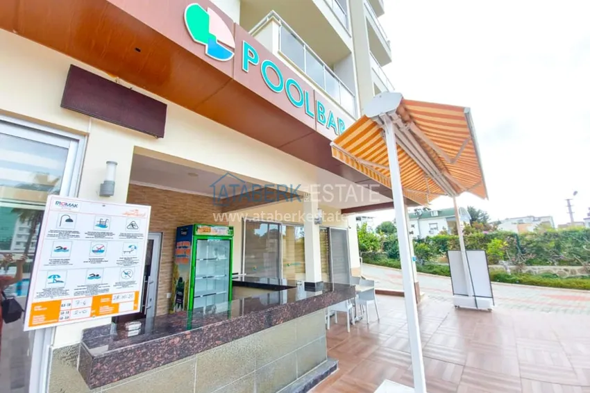 Dwupoziomowy penthouse umeblowany w komfortowej rezydencji - dzielnica Avsallar 4 