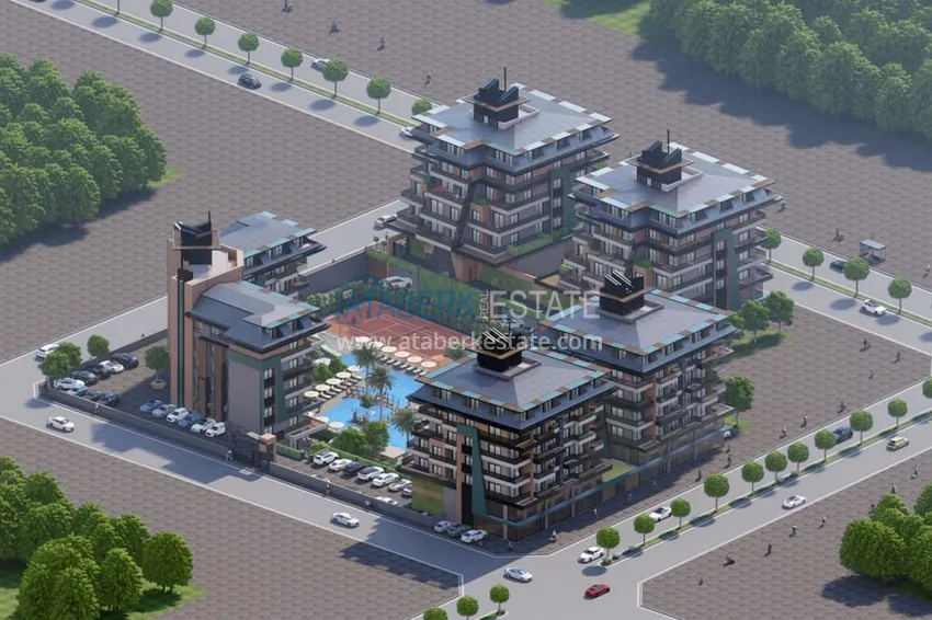 Projekt inwestycyjny w dzielnicy Kargicak — luksusowa nieruchomość klasy komfortowej 100 metrów od morza 4