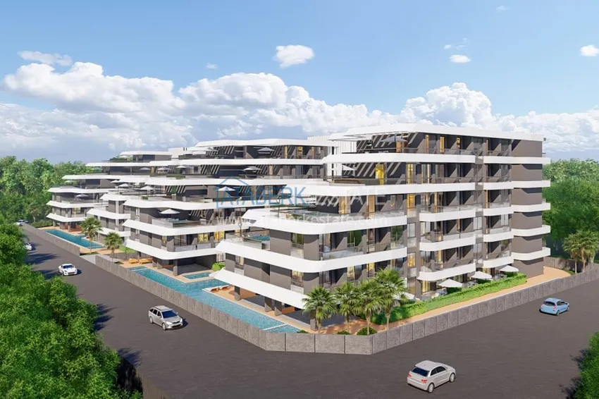 Rozpoczęcie sprzedaży! Projekt poza planem - rezydencja typu hotelowego w Antalya, Altintash 5 