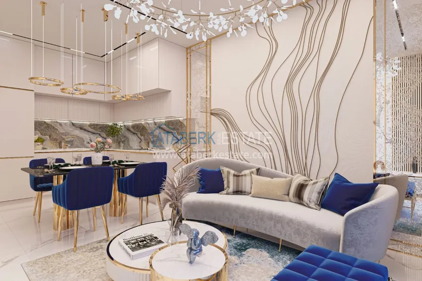 Kupuj  Apartamenty od właściciela w nowym budynku - centrum Alanyi, 150 metrów od plaży Keykubat. Nadaje się do wynajmu krótkoterminowego 7 