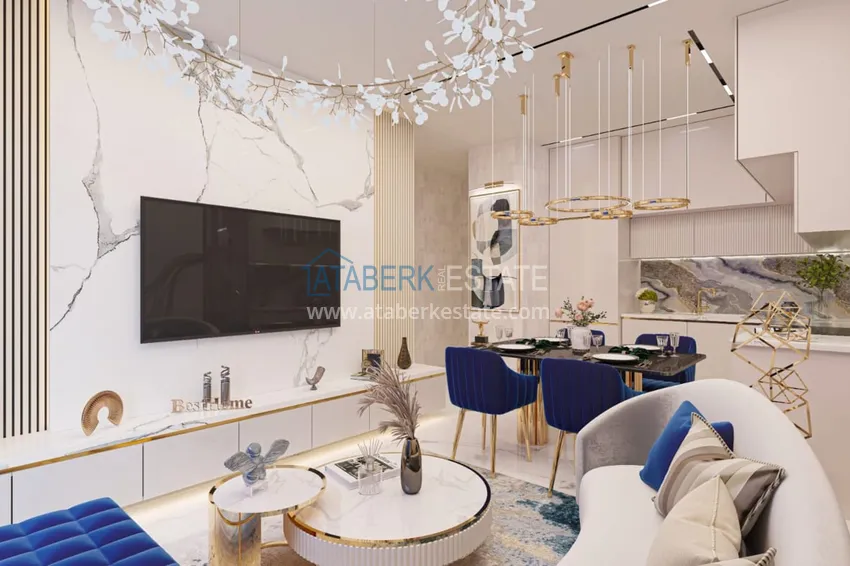 Kupuj  Apartamenty od właściciela w nowym budynku - centrum Alanyi, 150 metrów od plaży Keykubat. Nadaje się do wynajmu krótkoterminowego 8 