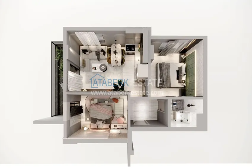 Kupuj taniej Nowa rezydencja premium w centrum Alanyi - apartamenty od dewelopera  1 
