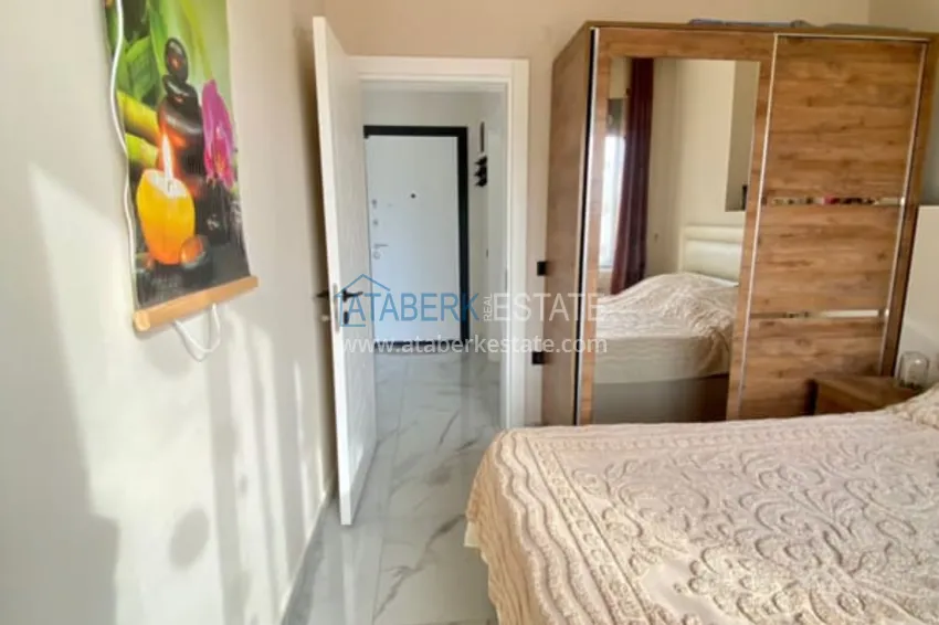 Kupuj Apartament 1+1 umeblowany w kompleksie z infrastrukturą, dzielnica Oba, Alanya 13
