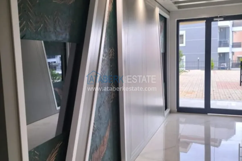 Dwupoziomowy penthouse 2+1 częściowo umeblowany z widokiem na morze, dzielnica Oba - Alanya. Nadaje się do zezwolenia na pobyt! 12 