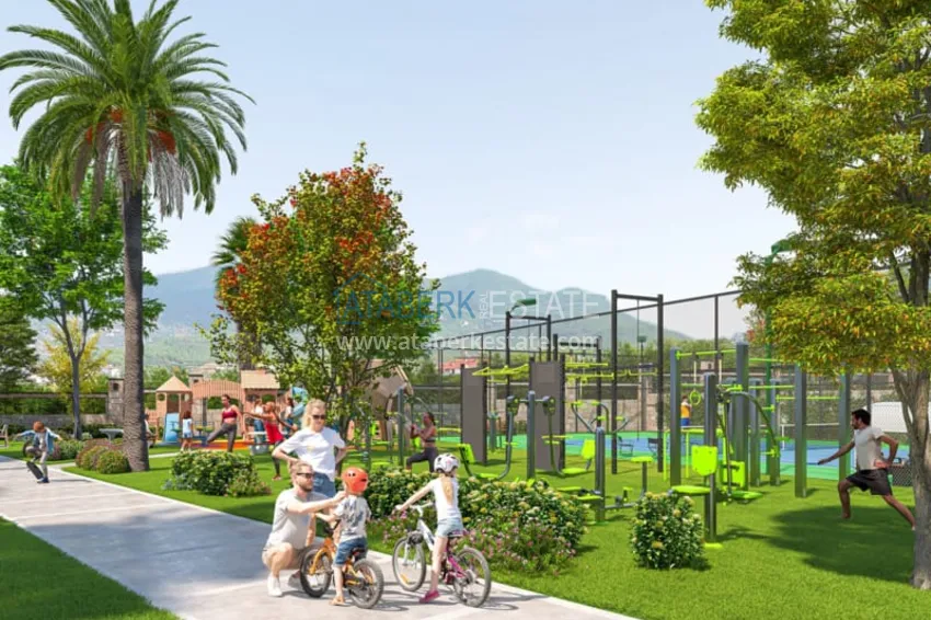 Nowoczesny rodzinny kompleks mieszkalny z luksusową infrastrukturą w budowie — Alanya, Oba 11 