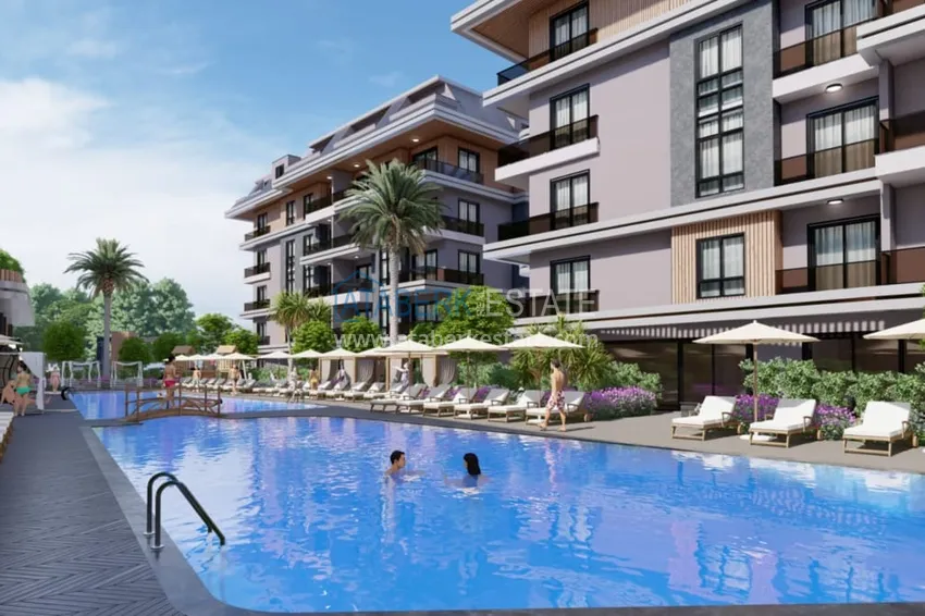 🔥 Nasz projekt! Niedrogie nieruchomości inwestycyjne bez pośredników w budowie w Oba, Alanya 12 