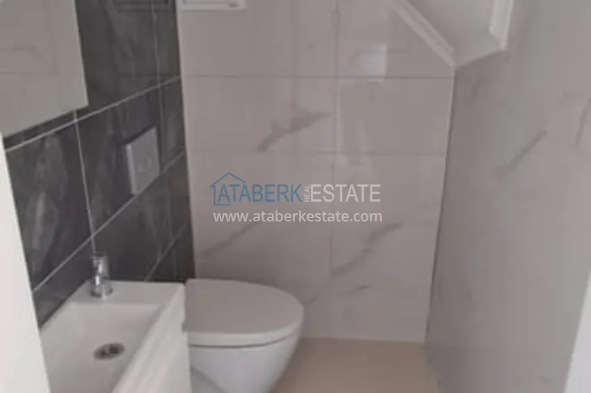 Kupuj  Dwupoziomowy penthouse 2+1 z widokiem na góry w komfortowym kompleksie, dzielnica Kargicak — Alanya 11 