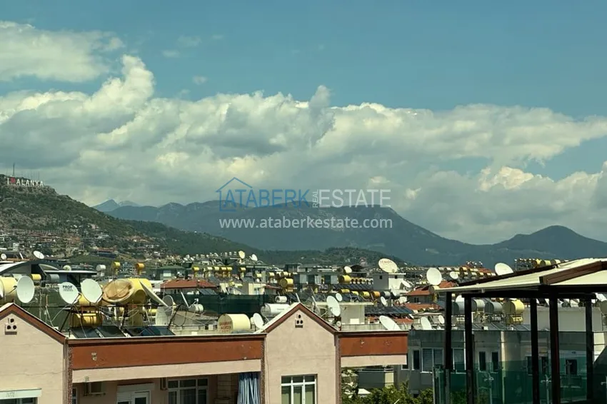 Kupuj  Penthouse 1+1 do wynajęcia w centrum Alanyi w ekskluzywnym kompleksie mieszkalnym  13 